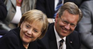 German Chancellor Angela Merkel pictured with the country