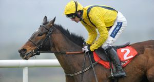 Cousin Vinny, with Ruby Walsh up, on their way to winning the Festival Free Upgrade Offer Ends Today Hurdle at Punchestown. Picture: SPORTSFILE