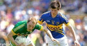 Kerrys Darran OSullivan and Donagh Leahy of Tipperary in action today. Picture: Inpho Kerrys Darran OSullivan and Donagh Leahy of Tipperary in action today. Picture: Inpho