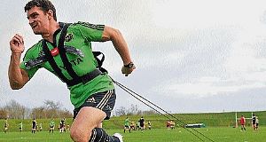 David Wallace, out of action since suffering a serious knee injury in August