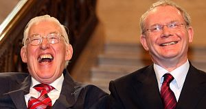 Ian Paisely and Martin McGuinness after they were sworn in as Ministers of the Northern Ireland Assembly in 2007. Ian Paisely and Martin McGuinness after they were sworn in as Ministers of the Northern Ireland Assembly in 2007.