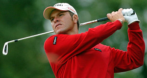 John Daly and Colin Montgomerie were left with plenty of ground to make up as a fierce pace was set in the first round of the Spanish Open in Girona today.