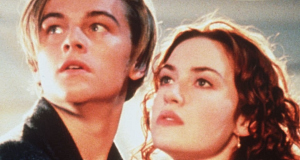 Winslet and DiCaprio in a scene from the movie that made them both stars, Titanic. Winslet and DiCaprio in a scene from the movie that made them both stars, Titanic.