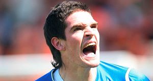 Rangers striker Kyle Lafferty had Northern Ireland daring to dream of a famous victory at the Slaski Stadium, but instead they had to settle for a point. Rangers striker Kyle Lafferty had Northern Ireland daring to dream of a famous victory at the Slaski Stadium, but instead they had to settle for a point.