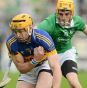 Padraic Maher (Tipp) and David Breen (Limerick) in action today. Picture: Sportsfile Padraic Maher (Tipp) and David Breen (Limerick) in action today. Picture: Sportsfile