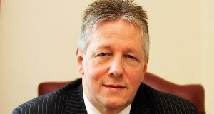 Peter Robinson today became first minister of the Northern Ireland Assembly.