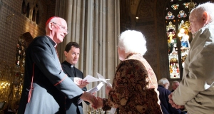 Cardinal Sean Brady, Primate of all Ireland, gives out the pastoral letter to parishioners at St Patricks Cathedral in Armagh today. Cardinal Sean Brady, Primate of all Ireland, gives out the pastoral letter to parishioners at St Patricks Cathedral in Armagh today.