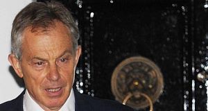 Former British Prime Minister Tony Blair leaves his London home to make his second appearance before the Chilcot Inquiry today. Former British Prime Minister Tony Blair leaves his London home to make his second appearance before the Chilcot Inquiry today.