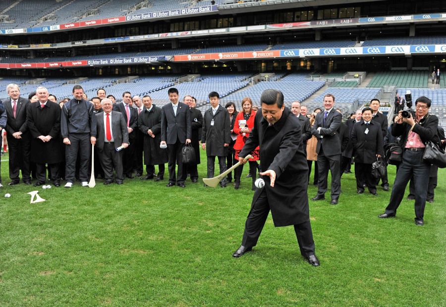Enjoying a visit to Croke Park