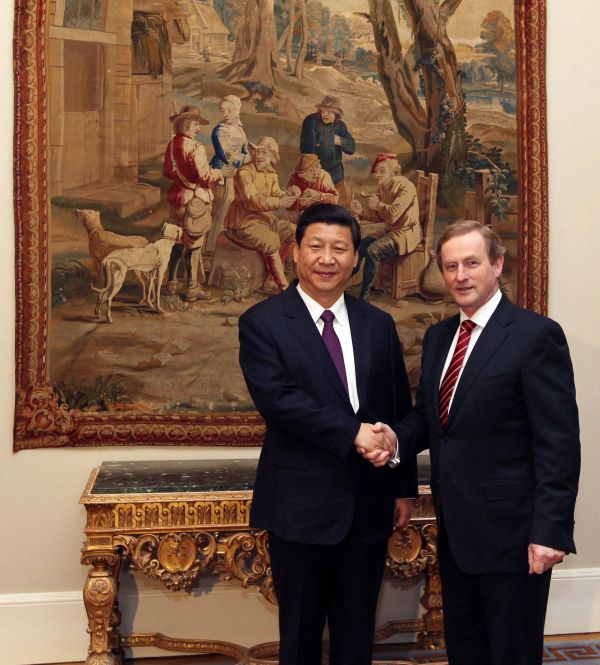 With the Taoiseach in Dublin Castle